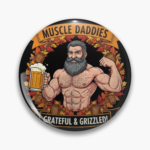 Item preview, Grateful & Grizzled Muscle Daddies designed and sold by muscledaddies.