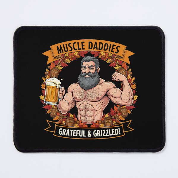 Item preview, Grateful & Grizzled Muscle Daddies designed and sold by muscledaddies.