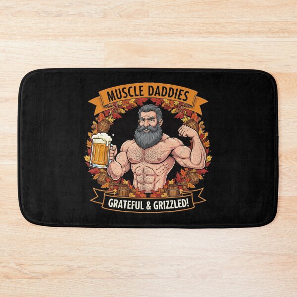 Item preview, Grateful & Grizzled Muscle Daddies designed and sold by muscledaddies.