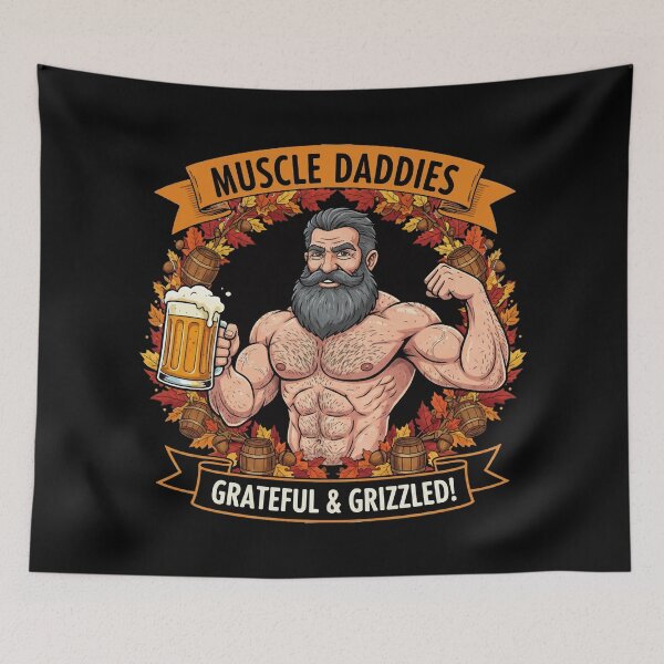 Item preview, Grateful & Grizzled Muscle Daddies designed and sold by muscledaddies.