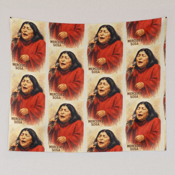 Item preview, Mercedes Sosa designed and sold by Sarcastic designs.