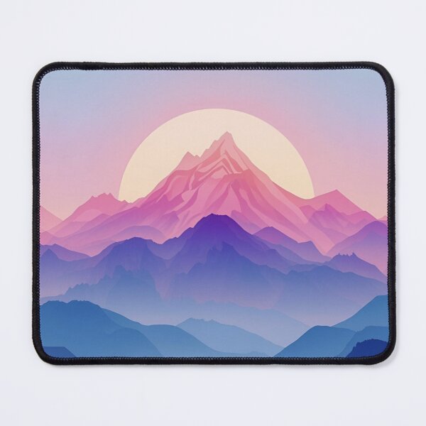 Item preview, Lifestyle Hub: Pastel Abstract Mountainscape designed and sold by M&M Lifestyle Hub.