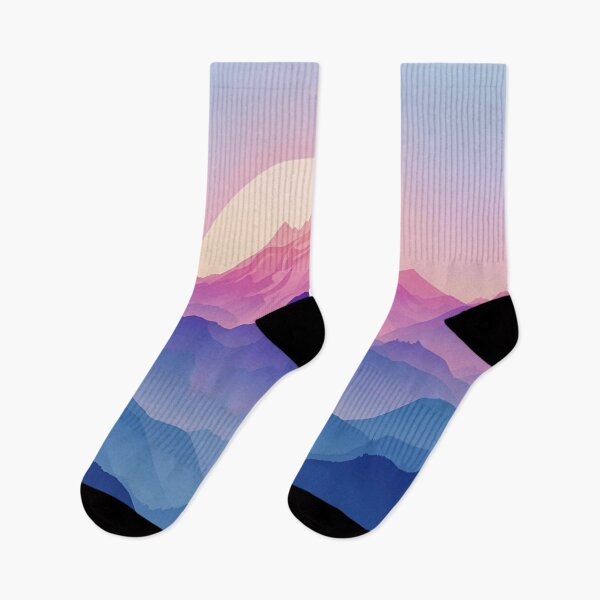 Item preview, Lifestyle Hub: Pastel Abstract Mountainscape designed and sold by M&M Lifestyle Hub.
