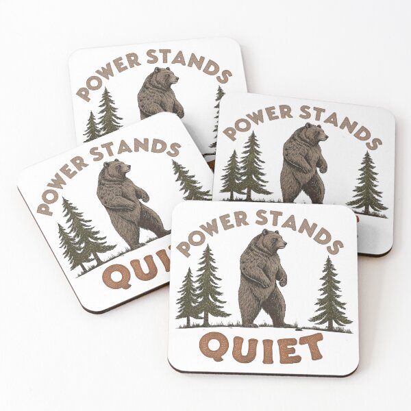 Item preview, POWER STAND QUIET  designed and sold by WILDWEAR COLLECTION.