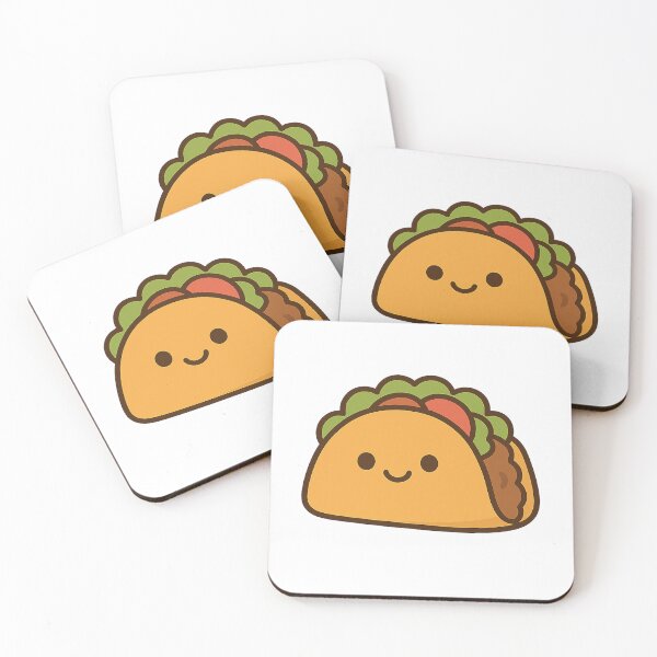 Item preview, Cute Kawaii Taco – Fun Mexican Snack Design designed and sold by VibeLab_Art.