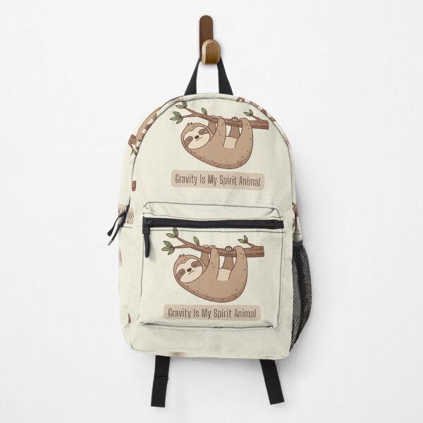 Item preview, Gravity Is My Spirit Animal Sloth Art | Funny Hanging Sloth Gift designed and sold by Searching ideas.