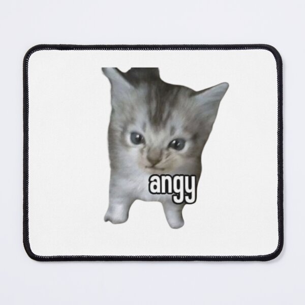 Item preview, Angy Cat Meme | Cute Kitten Sticker | Angry Cat  designed and sold by mads101.