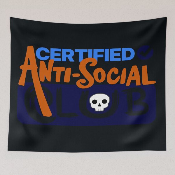 Item preview, Certified Anti-Social Club designed and sold by DNC1134.