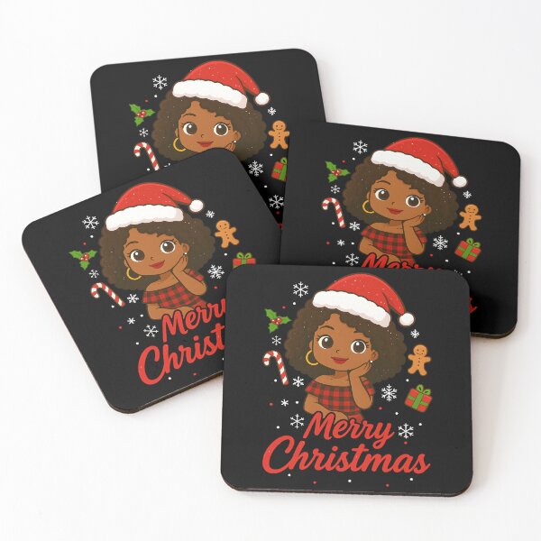 Item preview, Cute Christmas Girl Holiday Illustration Art designed and sold by DrawHandArt.