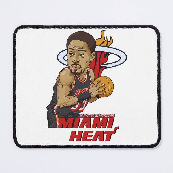 Item preview, Alonzo Mourning 'Zo' Caricature - Miami Heat Basketball Legend designed and sold by lojadpop.