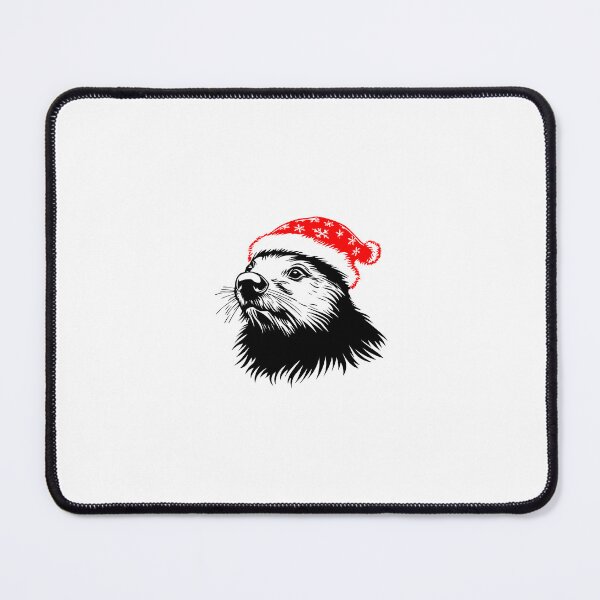 Item preview, Beaver in Santa Hat - Festive Woodland Cheer designed and sold by JollyCritters.