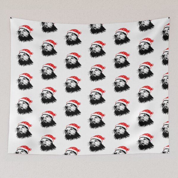 Item preview, Beaver in Santa Hat - Festive Woodland Cheer designed and sold by JollyCritters.
