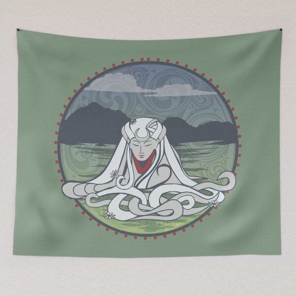 Item preview, Gwraig Annwn | Welsh Lake Fairy designed and sold by Aakheperure.