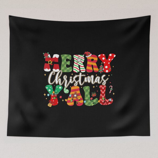 Item preview, Groovy Merry Christmas Y'All Xmas Holiday Matching Men Women designed and sold by facegm.