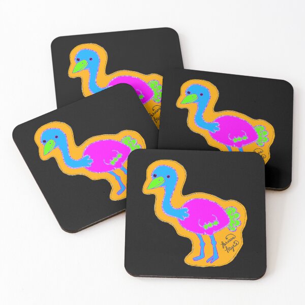 Item preview, OSTRICH, CUTE CARTOON OSTRICH DRAWING, LARISSA MYRIE designed and sold by larissa-myrie.