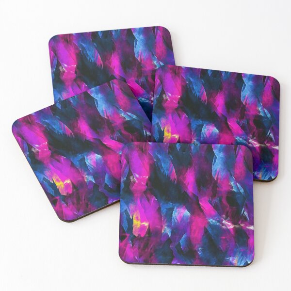 Item preview, Black pink glass surface designed and sold by JeniSeny.