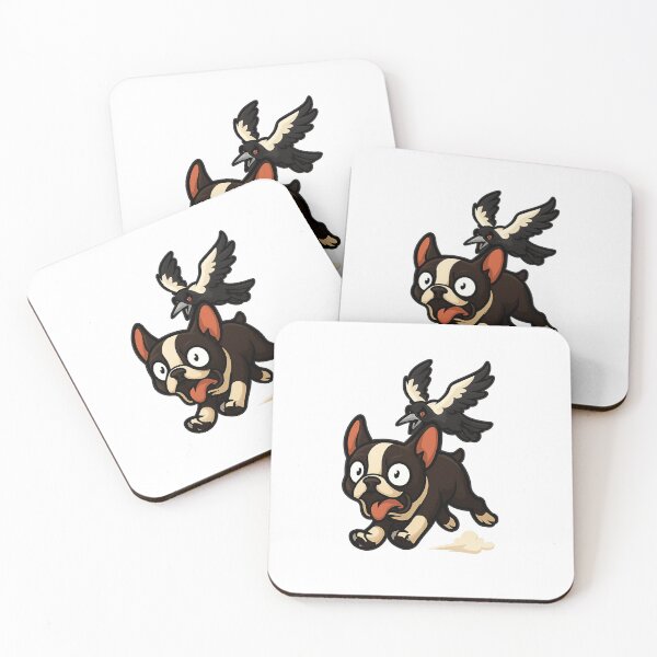 Item preview, Magpie Mayhem – Swoop Season Sticker designed and sold by CozyCrittersCo.