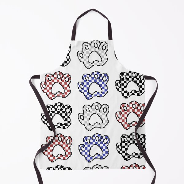 Item preview, Checkered Cat Paw Sticker Sheet designed and sold by Luna’s Magic Shoppe.