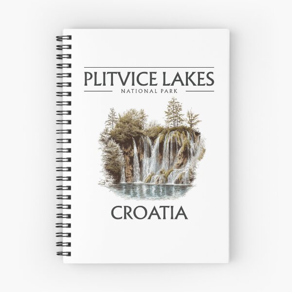Item preview, A Vintage Travel Poster of Plitvice Lakes National Park - Croatia  designed and sold by GoodOldVintage.