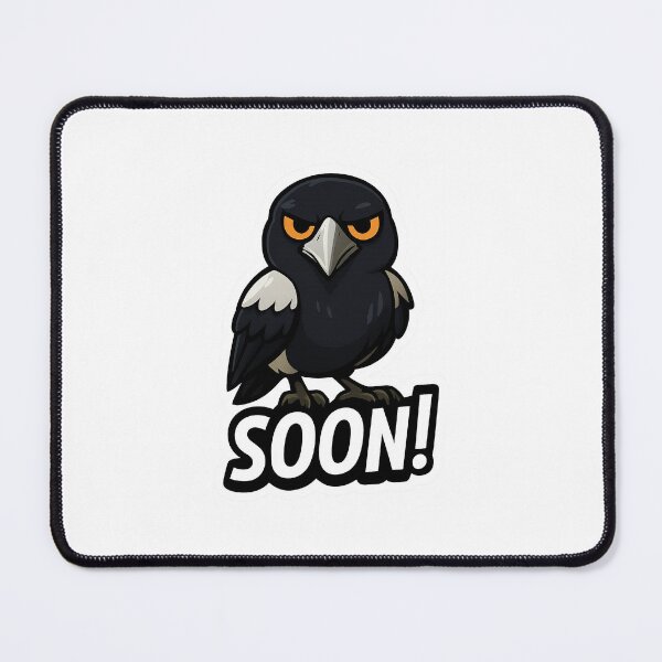 Item preview, Soon! – Staring Magpie Sticker designed and sold by CozyCrittersCo.