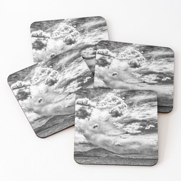 Item preview, Argentine Puna – Stormy Sky over Mountain (Black & White Photo) designed and sold by Keltoi-art.