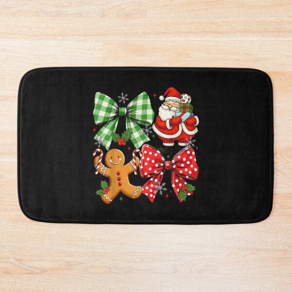 Item preview, Christmas Santa Coquette Bow Retro Gingerbread Men Women Kid designed and sold by facegm.