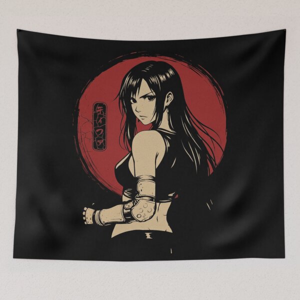 Item preview, Tifa Windswept Sunset designed and sold by MadShroomPrints.