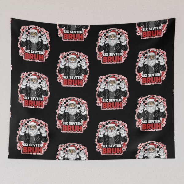 Item preview, 6 7 Bruh Santa  designed and sold by WoodburyLake.