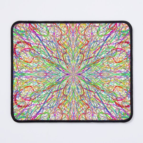 Item preview, Abstract Digital Mandala – Psychedelic Kaleidoscope Art designed and sold by Keltoi-art.