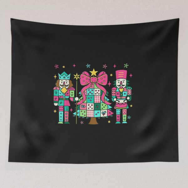 Item preview, Patchwork Nutcracker Christmas Tree Pink Nutcracker Women designed and sold by diyoor.