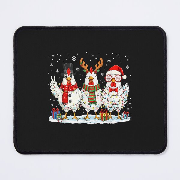 Item preview, Merry Clucking Christmas Funny Chicken Santa Hat Xmas designed and sold by diyoor.