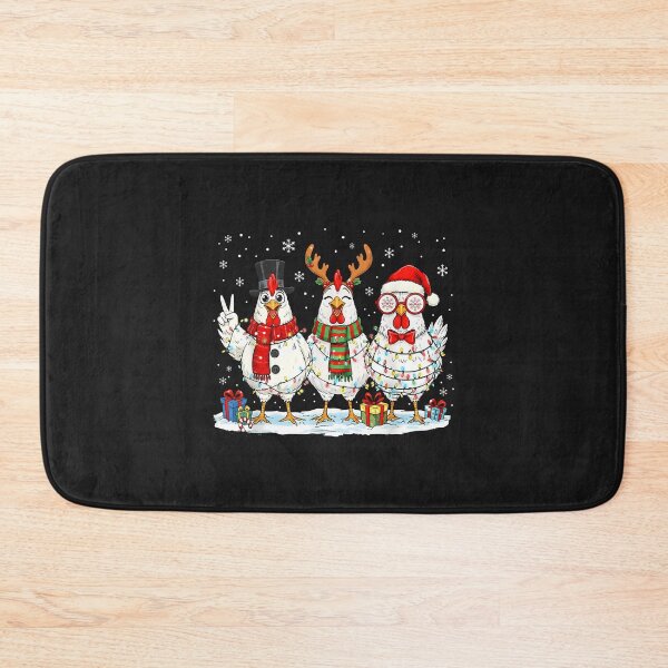 Item preview, Merry Clucking Christmas Funny Chicken Santa Hat Xmas designed and sold by diyoor.