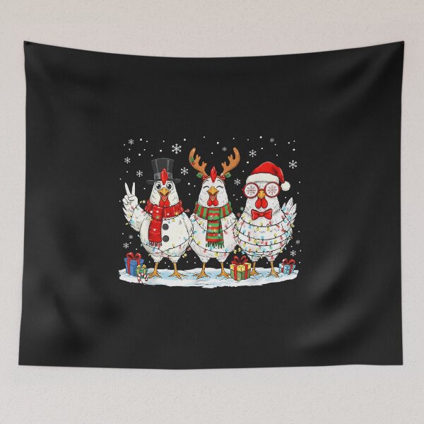 Item preview, Merry Clucking Christmas Funny Chicken Santa Hat Xmas designed and sold by diyoor.
