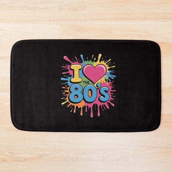 Item preview, I Love the 80's Colorful Splash Old School designed and sold by GalaFunny.