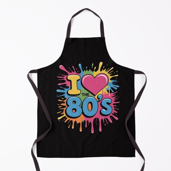 Item preview, I Love the 80's Colorful Splash Old School designed and sold by GalaFunny.