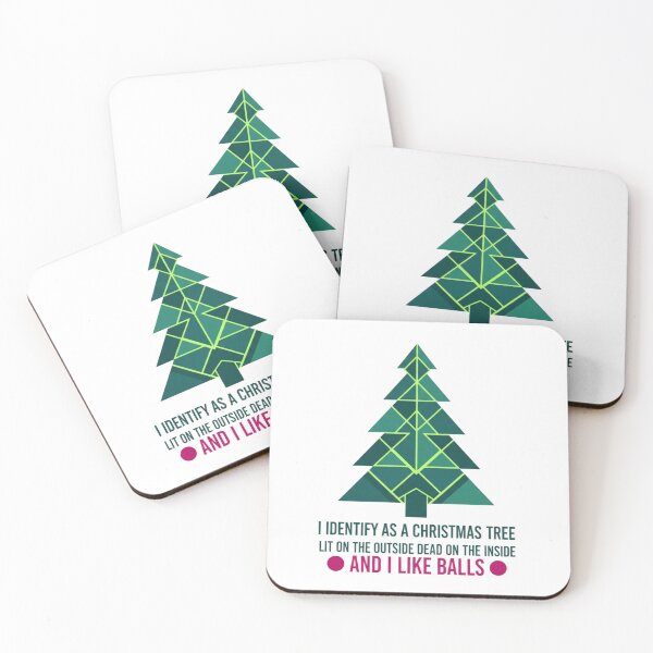 Item preview, Geometric Christmas Tree | Modern Abstract Minimalist Funny Holiday | Sarcastic Lit Dead Inside Gift designed and sold by chuxiedesign.
