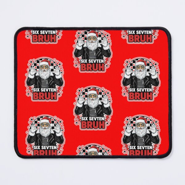 Item preview, 6 7 Bruh Santa designed and sold by WoodburyLake.