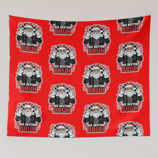 Item preview, 6 7 Bruh Santa  designed and sold by WoodburyLake.