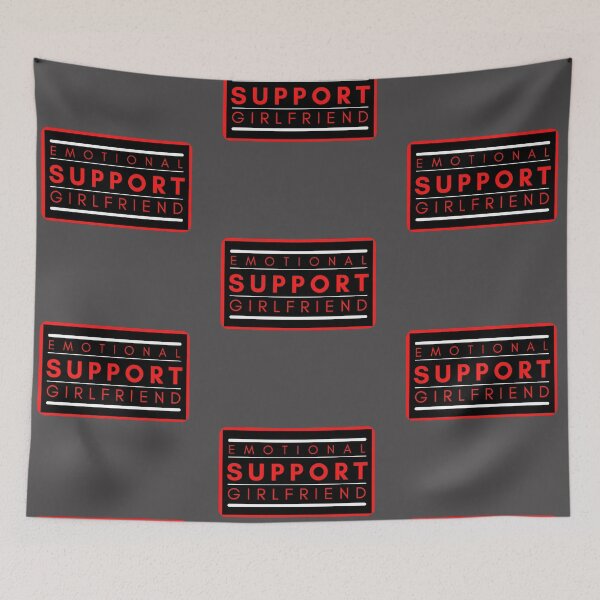 Item preview, Emotional Support Girlfriend — The Unsung Hero of Modern Relationships designed and sold by SnarkSharks.