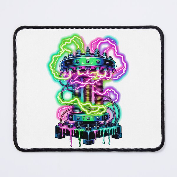 Item preview, Neon Tesla Coil – Psychedelic Energy designed and sold by TicoTuftCR.