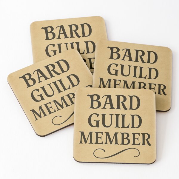 Item preview, Bard Guild Member • Medieval Guild Typography Design designed and sold by fairmaiden7.