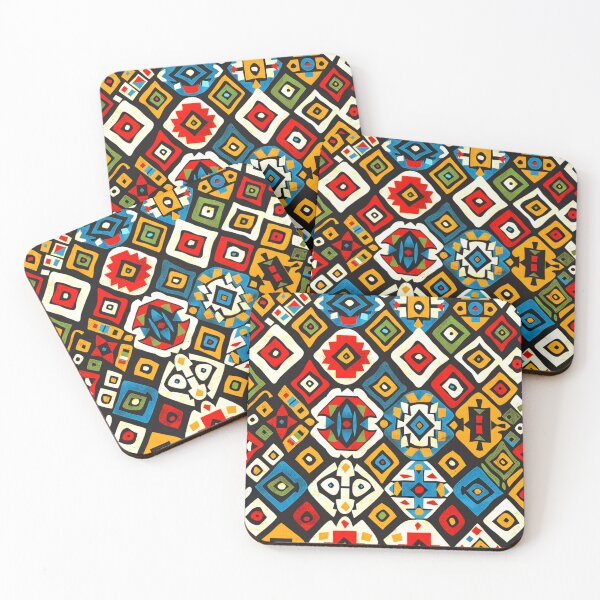 Item preview, African-Style Joyfully Colorful Geometric Abstract Pattern Designs   designed and sold by DEC02.