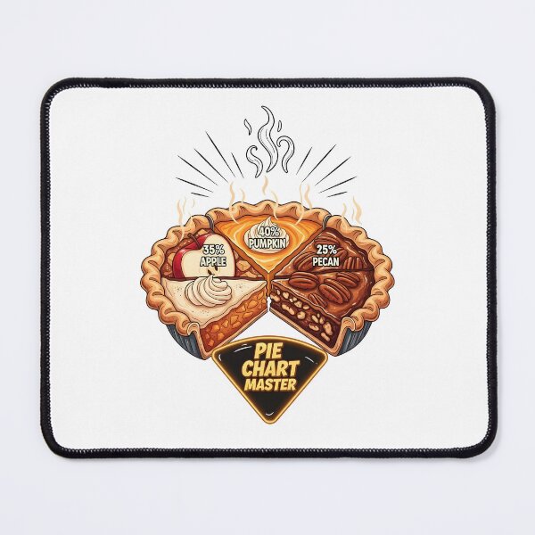 Item preview, Pie Chart Master – Data Meets Dessert designed and sold by Dazzle-Sizzle.
