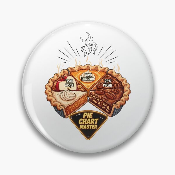 Item preview, Pie Chart Master – Data Meets Dessert designed and sold by Dazzle-Sizzle.