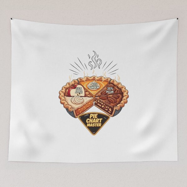 Item preview, Pie Chart Master – Data Meets Dessert designed and sold by Dazzle-Sizzle.