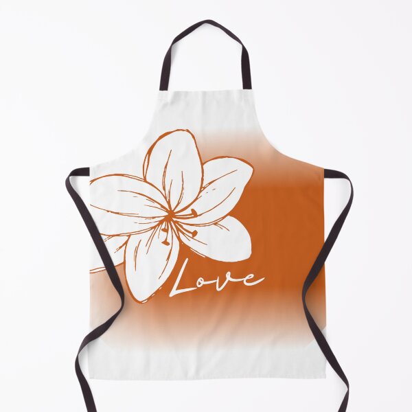 Aperçu de l'œuvre Joli motif floral moderne et minimaliste dessiné à la main, orange d'amour créée et vendue par TackyTime.