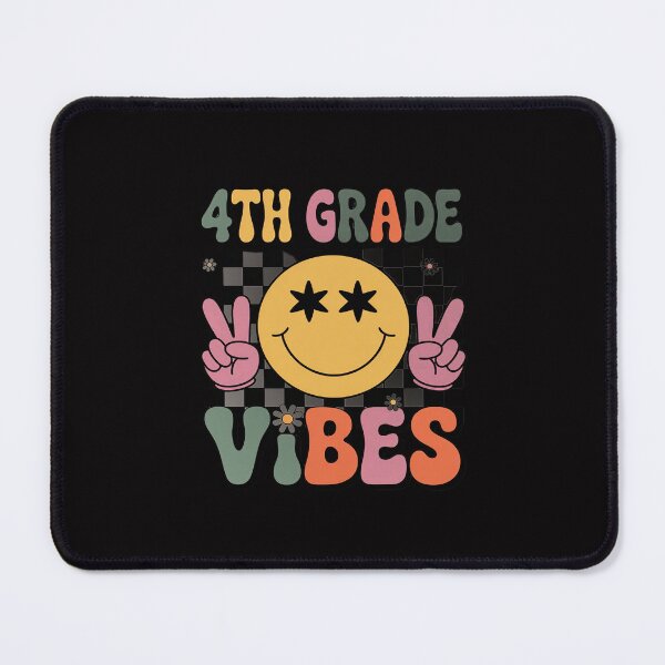 Item preview, Girls 4th Grade Vibes Smile Face Back to School Fourth grade designed and sold by Silicula.