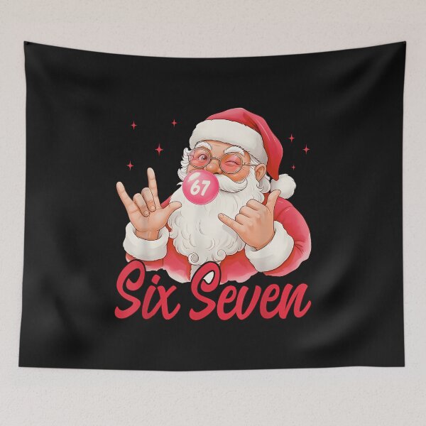 Item preview, Funny Santa Says Six Seven Christmas 67 Meme Xmas Men Women designed and sold by TalalosART.