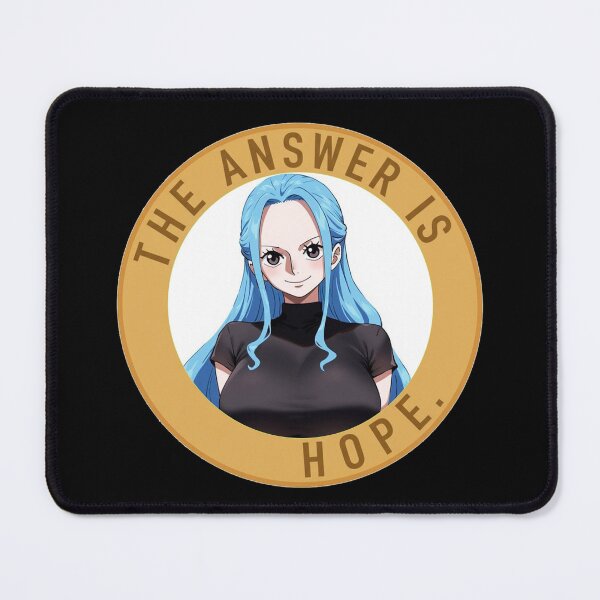 Item preview, One Piece Vivi Badge , The Answer Is Hope, funny meme designed and sold by UMI BLOOM.