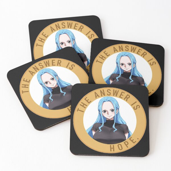 Item preview, One Piece Vivi Badge , The Answer Is Hope, funny meme designed and sold by UMI BLOOM.